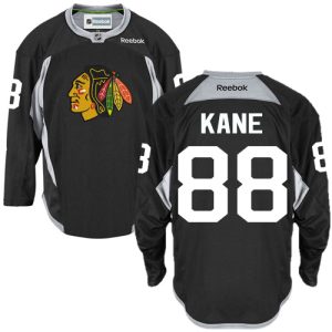 NHL Chicago Blackhawks Trikot #88 Patrick Kane Authentic Schwarz Reebok Practice